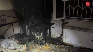 Incendio en el interior de una vivienda en Alcorcón