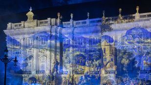 Lleno para ver el ‘videomapping’ de las Colecciones Reales