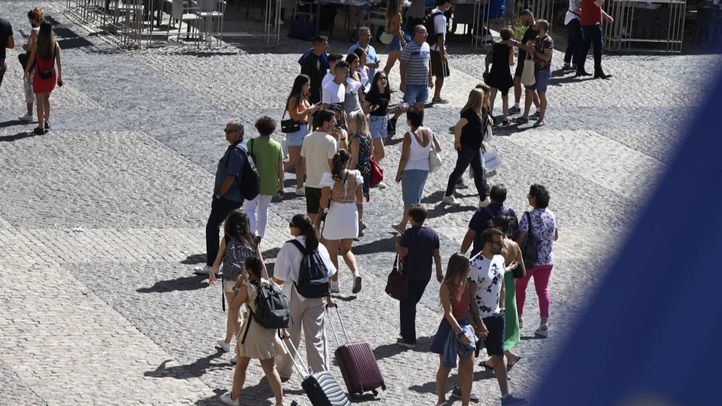 Turistas en Madrid
