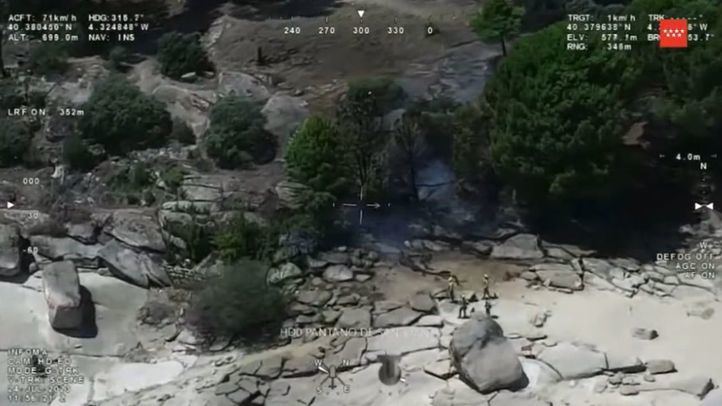 Imágenes del incendio en el Pantano de San Juan