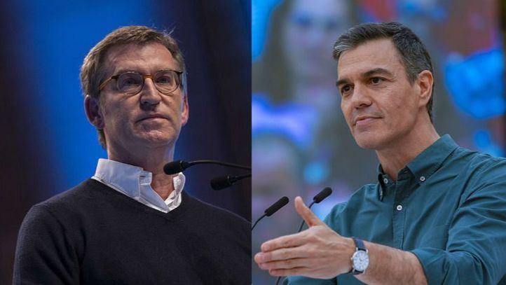 Feijóo y Pedro Sánchez