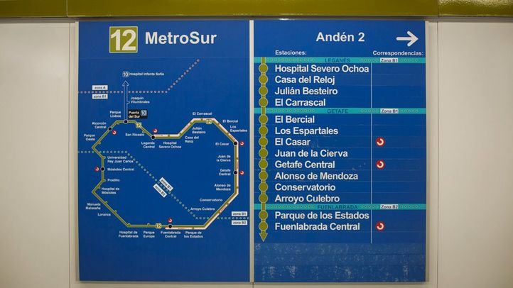 Plano de MetroSur