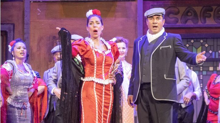 Representación de 'La verbena de la Paloma' en el Teatro Gran Vía