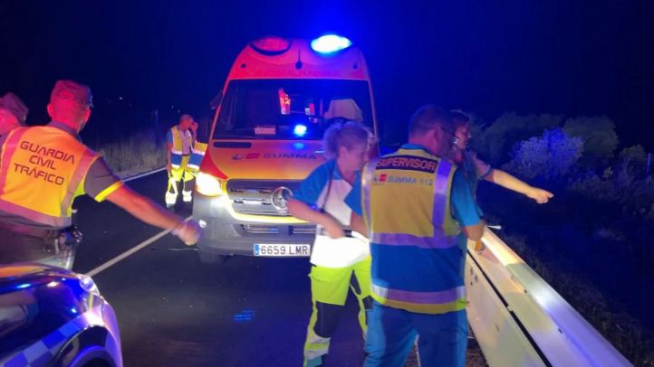 Muere un motorista tras sufrir una salida de vía en la M-523