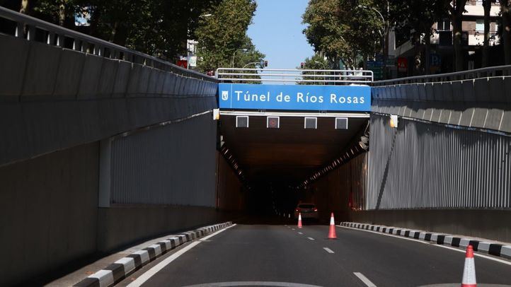 Finalizadas las obras de rehabilitación del túnel de Ríos Rosas