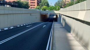 Paso inferior en la calle Estrella de Naos