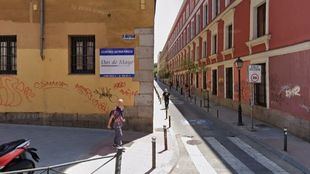 Cruce de la calle San Bernardo con la calle Daoiz