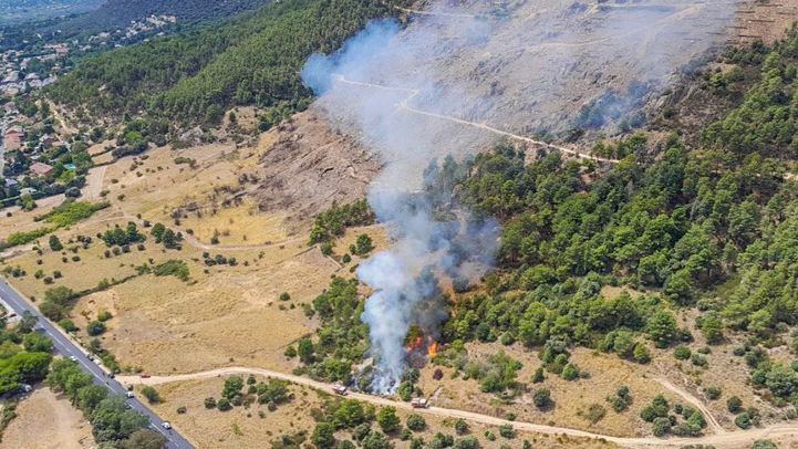 Incendio en Collado Mediano