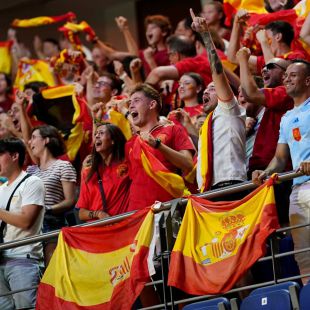 Más de 6.000 personas han vivido la victoria de España en el Wizink