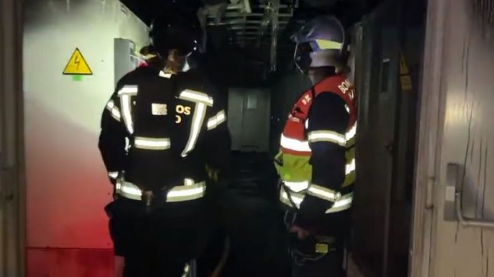 Incendio sin heridos en una nave de cospeles en San Blas