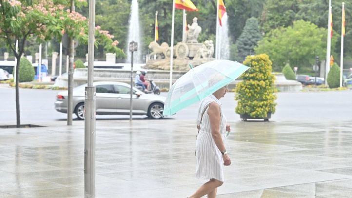 Lluvia en Madrid