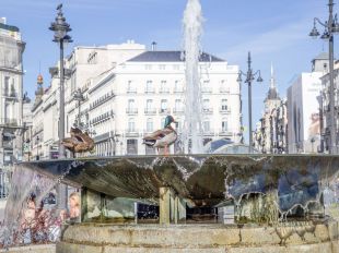 Las fuentes de la Puerta del Sol
