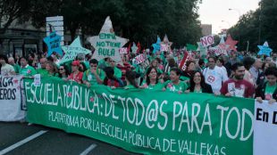 'Vuelta al cole' con una nueva manifestación contra el "saqueo" de la Educación Pública en la Comunidad