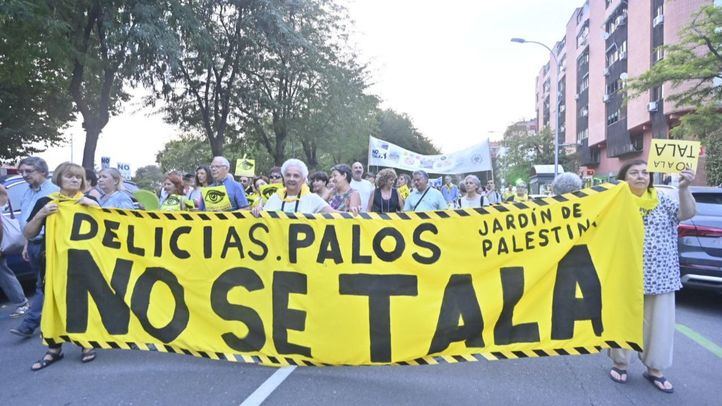 Manifestación en Arganzuela contra la tala