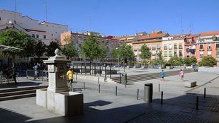Plaza Nelson Mandela, en Lavapiés, en una foto de archivo