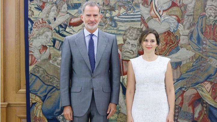 Felipe VI e Isabel Díaz Ayuso
