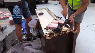 Cae una banda que escondía cocaína en muebles de supuestas mudanzas