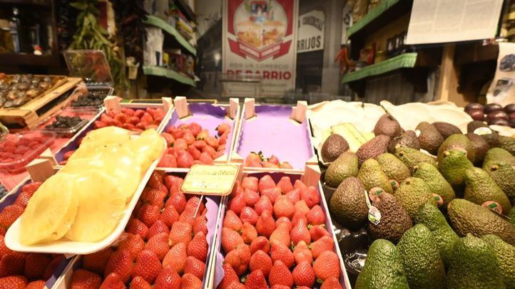 Frutas en un mercado de Madrid
