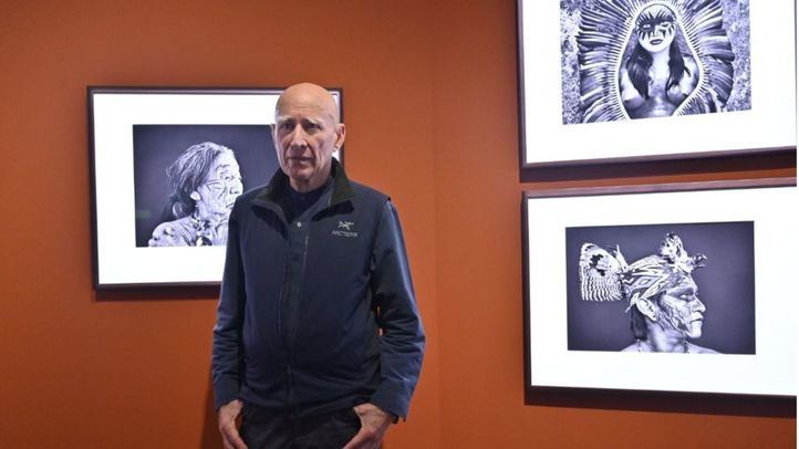 El fotorreportero Sebastião Salgado en el Teatro Fernán Gómez