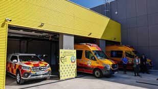 Así es la nueva base del Samur-PC en Hortaleza