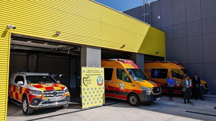 Así es la nueva base del Samur-PC en Hortaleza