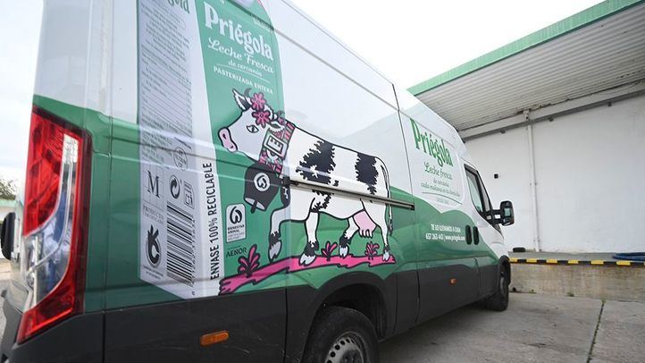 Uno de los vehículos de reparto de Priégola