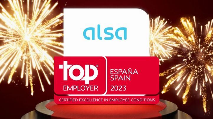 Alsa, primera empresa de movilidad certificada como Top Employer 2023 en España
