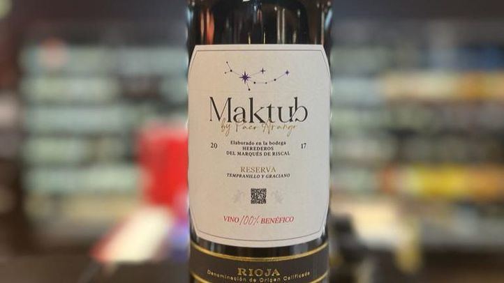 Club del Gourmet de El Corte Inglés vende Maktub, el vino solidario en favor de la Fundación Aladina