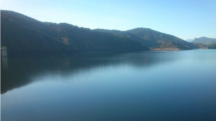 Embalse de El Atazar, el que más agua tiene de todos los del Canal de Isabel II