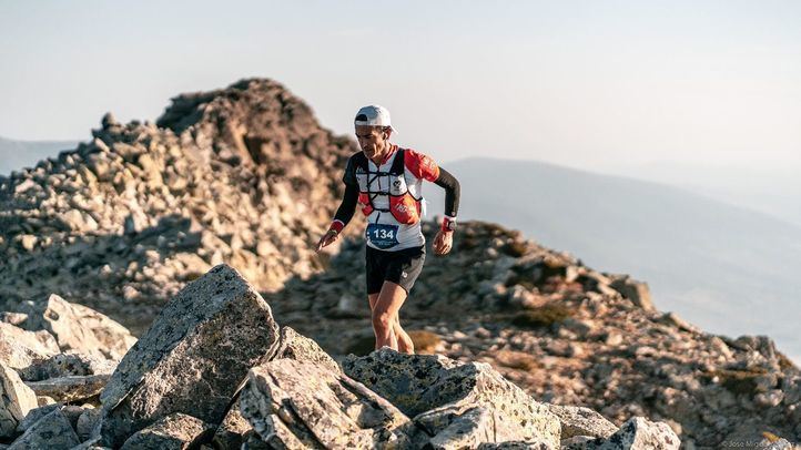 Participante del Gran Trail Peñalara