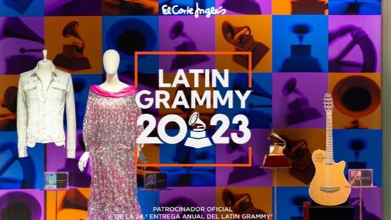 El Corte Inglés inicia una Expo Tour con piezas icónicas de ganadores del Latin Grammy