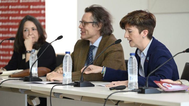 Mercedes Navío Acosta, responsable de la Gerencia Asistencial de Hospitales de la Comunidad de Madrid, en la Jornada sobre Salud Mental de Madridiario.