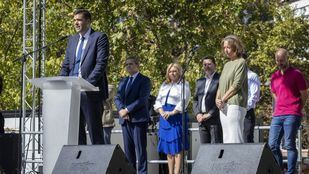 Felipe Reyes pronuncia su pregón en las fiestas del distrito de Salamanca