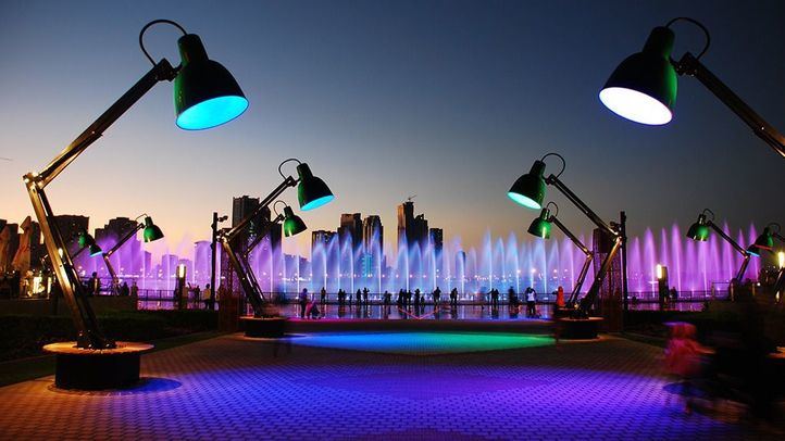 Lampounettes, instalación artística de Tilt que se instalará en el Puente de Toledo