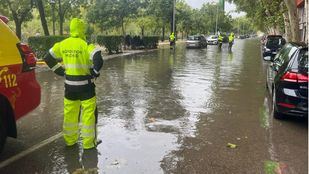 La borrasca 'Aline' deja balsas de agua, problemas de movilidad y récord de lluvia