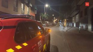 Imagen del 112 del momento de la agresión a un hombre en Alcobendas
