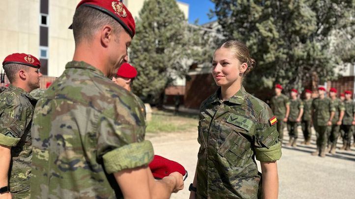 Leonor en la Academia Militar de Zaragoza