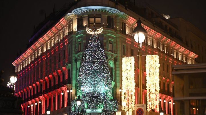Luces de Navidad en Madrid en el año 2022