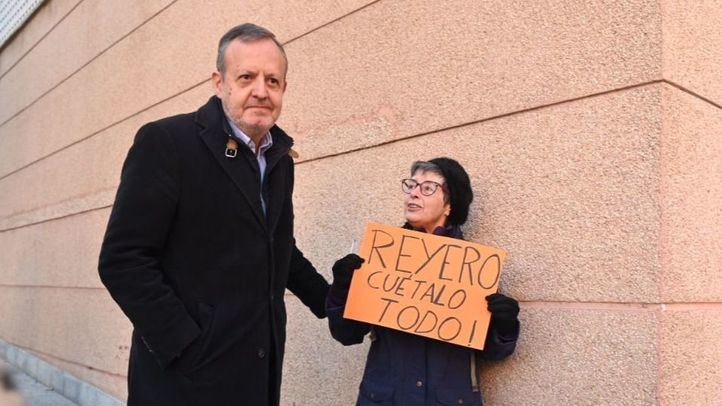 Alberto Reyero, a su llegada a los Juzgados de Villalba