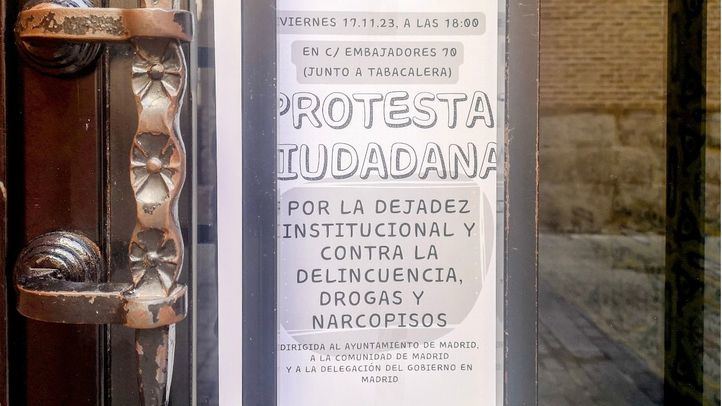 Lavapiés organiza una nueva protesta contra la delincuencia