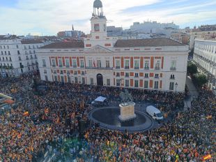 Más de 80.000 los asistentes a la manifestación del PP contra la amnistía