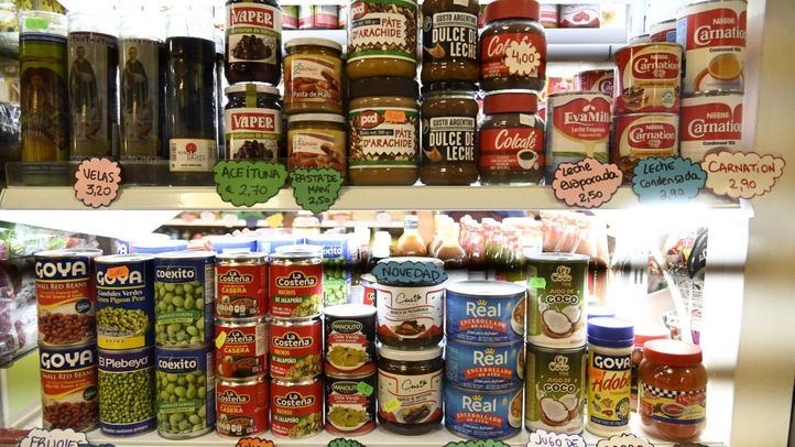 Puesto en el Mercado de los Mostenses