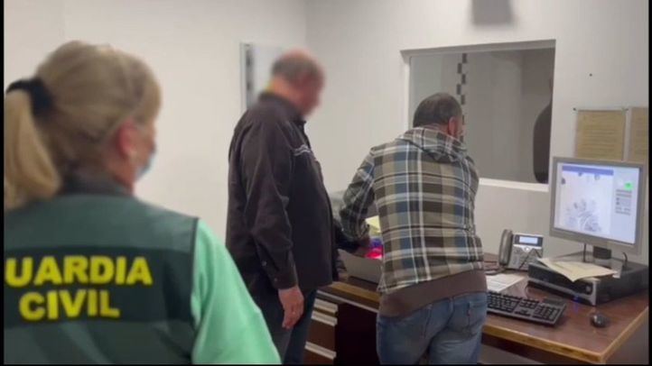 El exnovio y asesino de Juana Canal, en su momento de pasar a disposición del juzgado de Ávila.