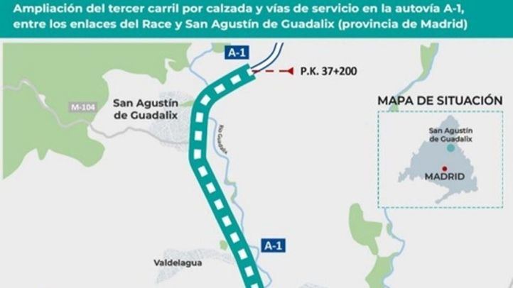 Licitado el proyecto a tres carriles de la A-1