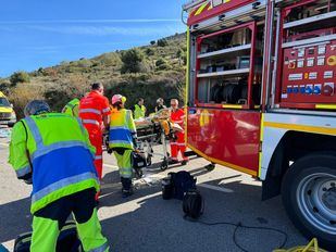 Dos fallecidos y cuatro heridos en una colisión frontal