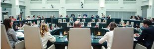 Los niños madrileños toman la palabra en el Pleno Infantil de Cibeles