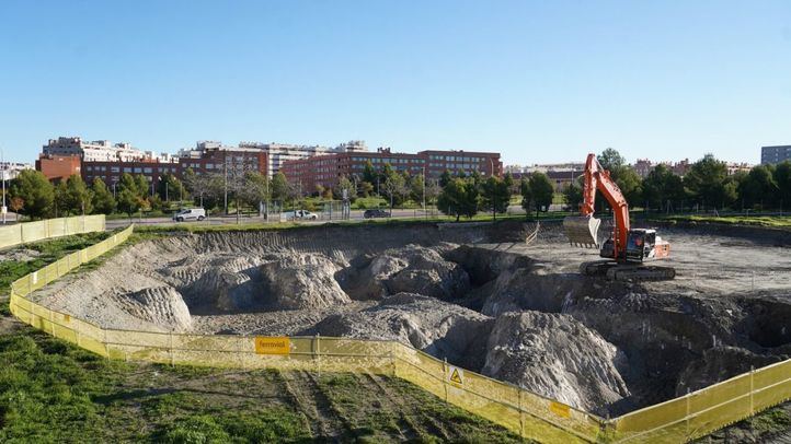 Construcción del nuevo centro cultural del Ensanche de Vallecas