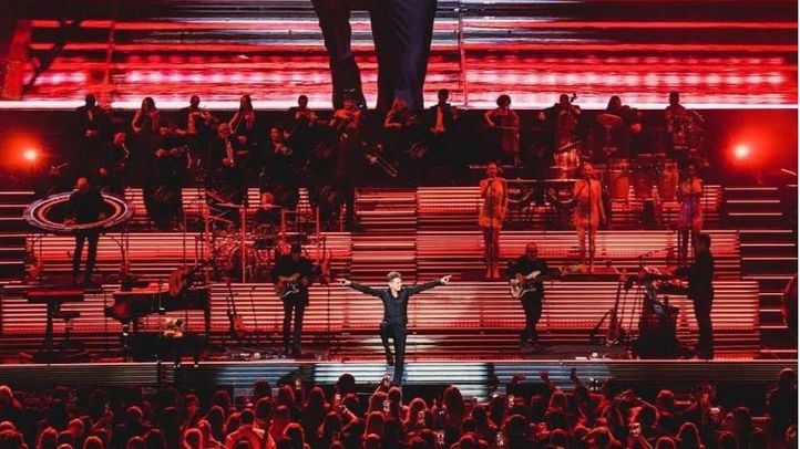 El cantante Luis Miguel, durante un concierto