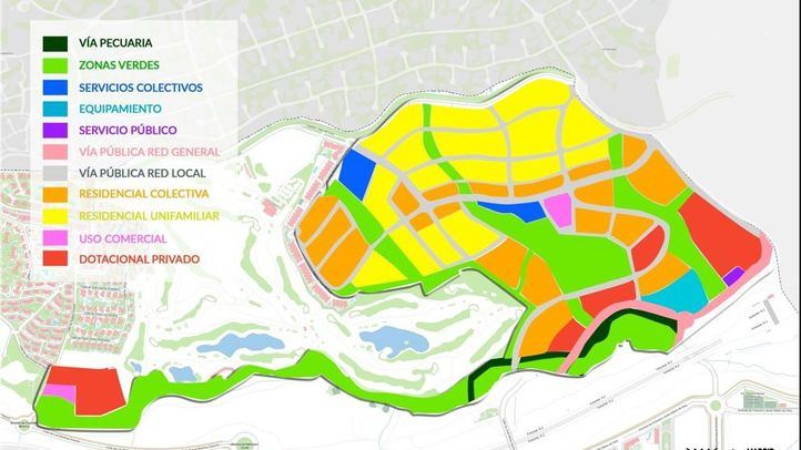 Infografía de lo que será la 'Solana de Valdebebas'