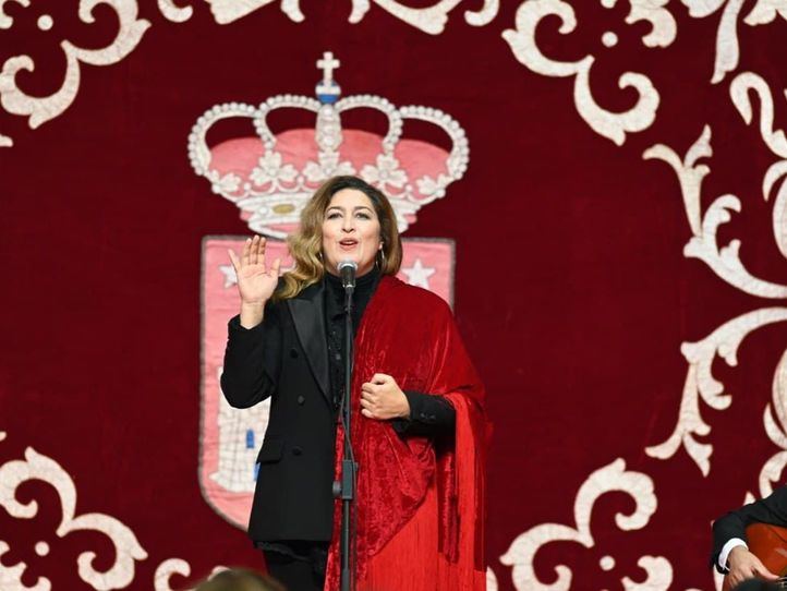 Estrella Morente en el acto conmemorativo del 43º aniversario de la Constitución Española